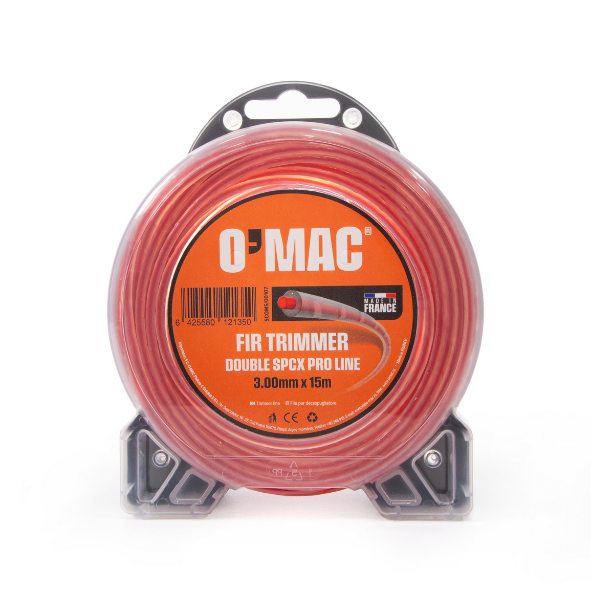 FIR TRIMMER DOUBLE SPCX PRO LINE 3.00mm x 15m O'MAC