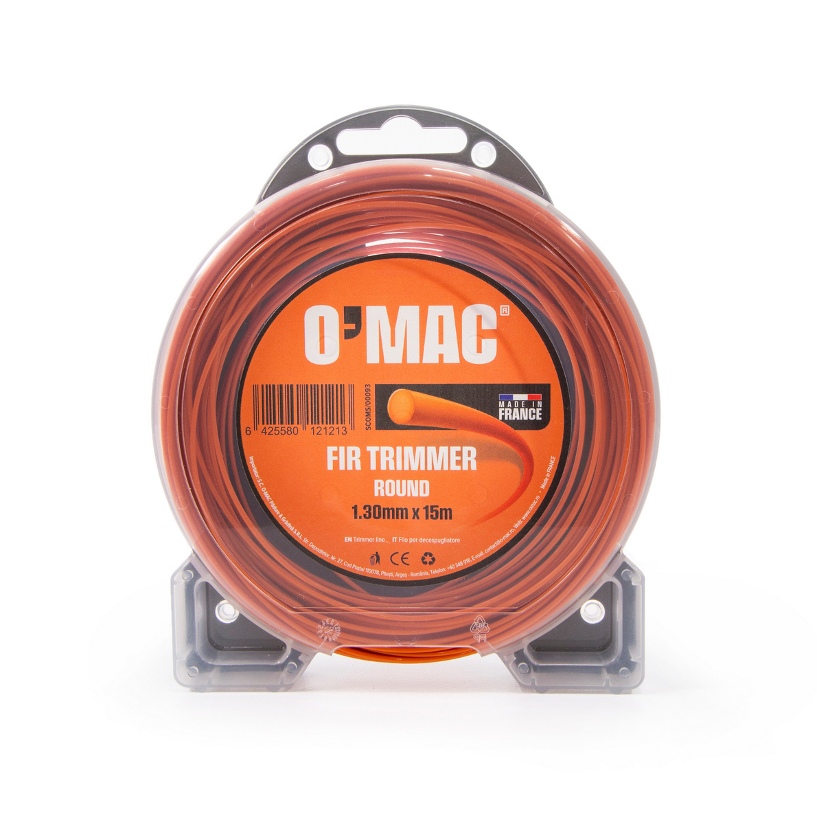 FIR TRIMMER ROUND 1.30mm x 15m O'MAC