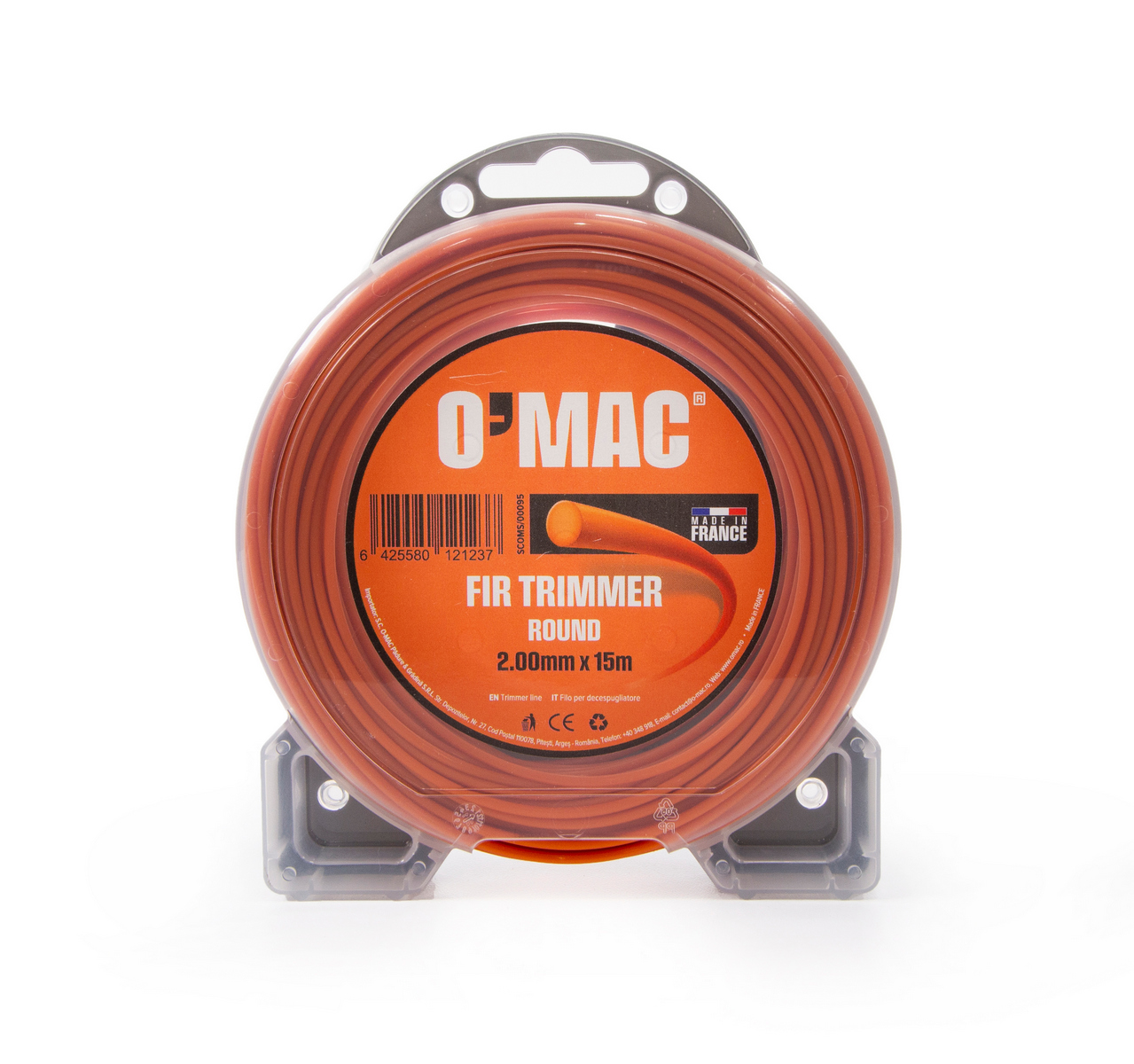 FIR TRIMMER ROUND 2.00mm x 15m O'MAC