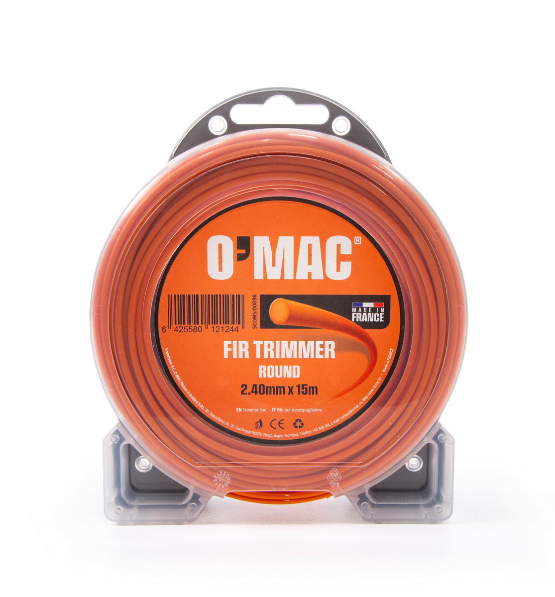 FIR TRIMMER ROUND 2.40mm x 15m O'MAC